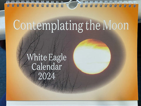 2024 White Eagle Calendar - Contemplating The Moon