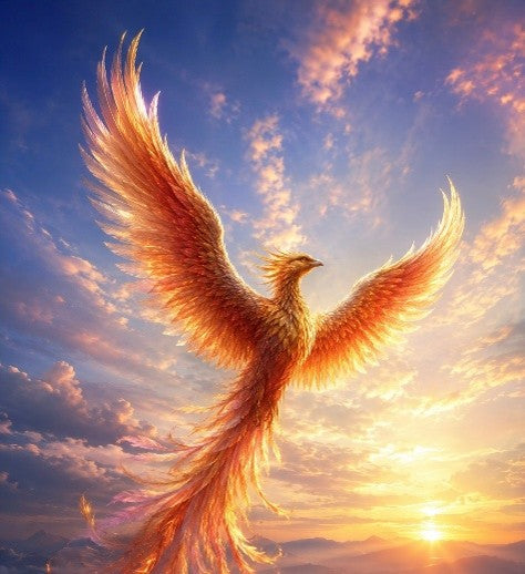 Phoenix Rising into Radiance